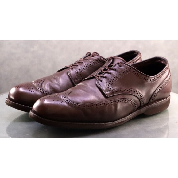 Allen Edmonds Road Warriors LGA Men\'s Wingtip Dress Shoes Size 13 D Leather